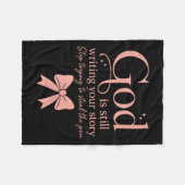 Couverture Polaire God Is Still Writing Your Story Stop Trying To Ste (Devant (Horizontal))