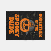 Couverture Polaire Godfather Of The Soky Dude Halloween Pumpkin Bday (Devant (Horizontal))
