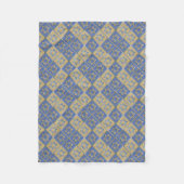 Couverture Polaire Gold Blue Star de David Art Panels (Devant)