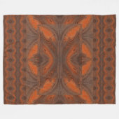 Couverture Polaire Gold Butterfly numérique (Devant (Horizontal))