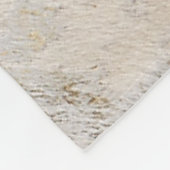 Couverture Polaire Gold Cowhide Print Metallic (Coin)