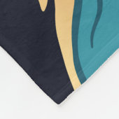 Couverture Polaire Gold Emerald Marble Arrière - plan Luxe (Coin)
