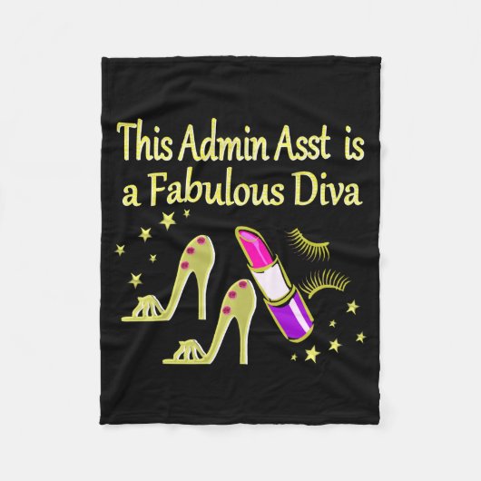 COUVERTURE POLAIRE GOLD GLITZY ADMIN ASSISTANT DIVA DESIGN (Devant)