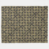 Couverture Polaire Gold Scratch Golden Modern Glamor Unique Élégant (Devant (Horizontal))