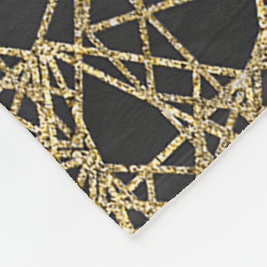 Couverture Polaire Gold Scratch Golden Modern Glamor Unique Élégant (Coin)