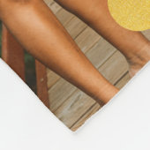 Couverture Polaire Golden Custom Photo Famille Noël (Coin)