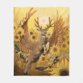 Couverture Polaire Golden Feilds Mule Deer (Devant)