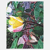 Couverture Polaire Golden Flame (Devant)