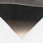 Couverture Polaire Golden Flow - Luxurious Black and Gold Abstrait (Coin)