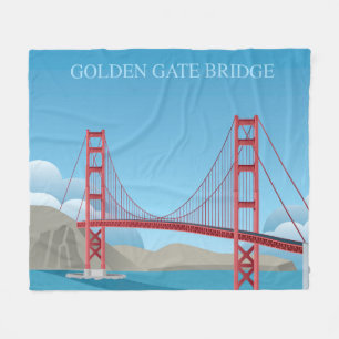 Couverture Polaire Golden gate bridge San Francisco