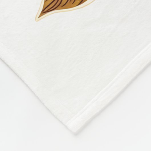 Couverture Polaire Golden Leaf Luxe (Coin)