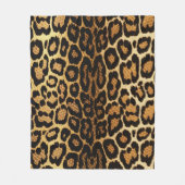 Couverture Polaire Golden Leopard Chic 🐆 (Devant)