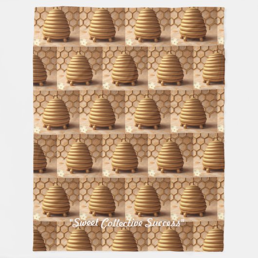 Couverture Polaire "Golden Light Designs" (Devant)