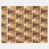 Couverture Polaire "Golden Light Designs" (Devant (Horizontal))