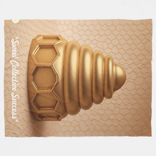 Couverture Polaire "Golden Light Designs" (Devant (Horizontal))