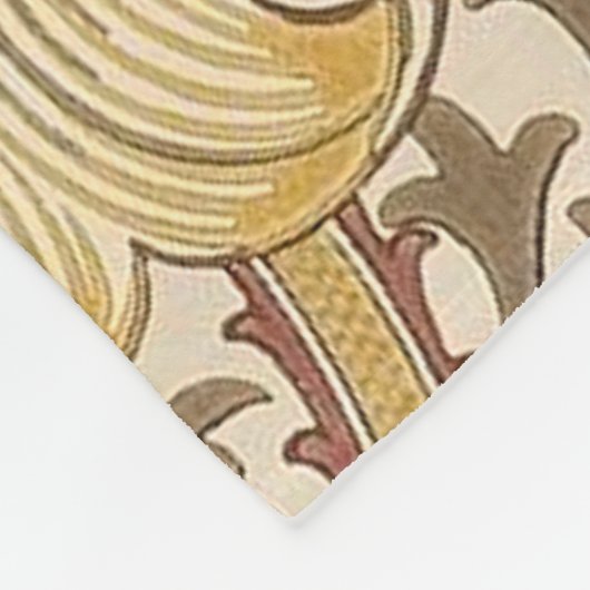 Couverture Polaire Golden Lily Version Motif 2 Par William Morris (Coin)
