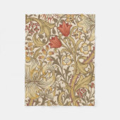 Couverture Polaire Golden Lily Version Motif 2 Par William Morris (Devant)