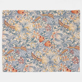 Couverture Polaire Golden Lily, William Morris (Devant (Horizontal))