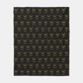 Couverture Polaire Golden lyre (Devant)