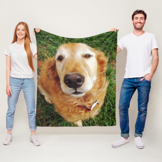 Couverture Polaire Golden Retriever (En situation)