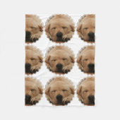 Couverture Polaire Golden retriever (Devant)