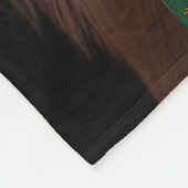 Couverture Polaire Golden Retriever Dog in St. Patrick's Day (Coin)