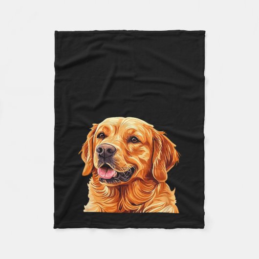 Couverture Polaire Golden Retrievers Do Not Have Owners They Have Sta (Devant)