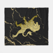 Couverture Polaire Golden Royal Lion (Devant (Horizontal))