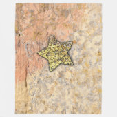 Couverture Polaire Golden Star in the Rocks FLEECE BLANKET (Devant)