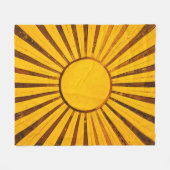 Couverture Polaire Golden Sunburst (Devant (Horizontal))