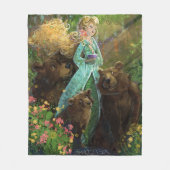 Couverture Polaire Goldilocks et les trois ours (Devant)