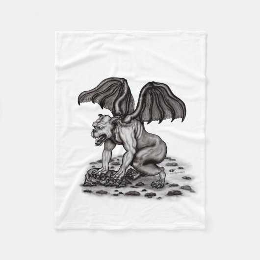 Couverture Polaire Golem Gargoyle (Devant)