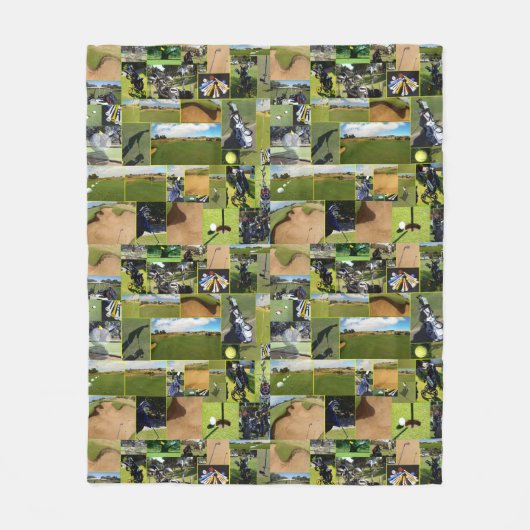 Couverture Polaire Golf Collage (Devant)