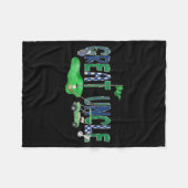 Couverture Polaire Golf Great Uncle Hole In One Golf 1st Birthday Boy (Devant (Horizontal))