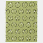 Couverture Polaire Golf Players kaki Logo Monogrammed alloto (Devant)