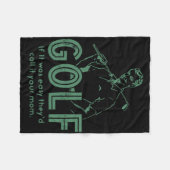 Couverture Polaire Golf Si T'Était Facile, Ils L'Appeleraient Ta Mère (Devant (Horizontal))