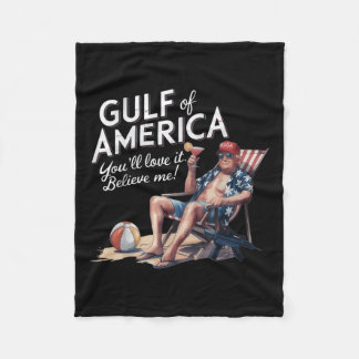 Couverture Polaire Golfe De L'Amérique Amusante Trump Plage De L'Usa