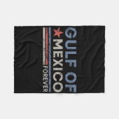 Couverture Polaire Golfe vintage Du Mexique Pour Toujours (Devant (Horizontal))