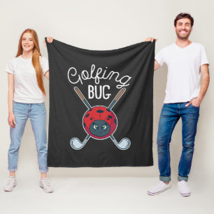 Couverture Polaire Golfing Bug Cute Sports Extérieurs Golf Gag Nouvea
