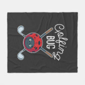 Couverture Polaire Golfing Bug Cute Sports Extérieurs Golf Gag Nouvea (Devant (Horizontal))