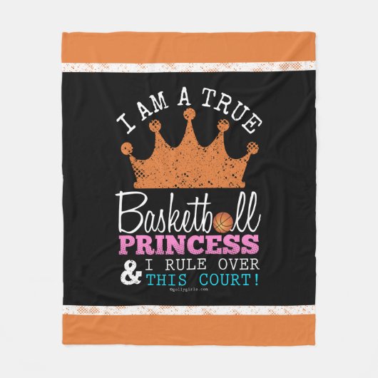 Couverture Polaire Golly filles : Princesse Rule This Court de (Devant)
