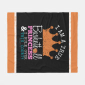 Couverture Polaire Golly filles : Princesse Rule This Court de (Devant (Horizontal))