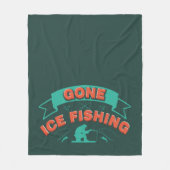 Couverture Polaire Gone Ice Fishing Hobbyist Hobbyist de l'hiver (Devant)