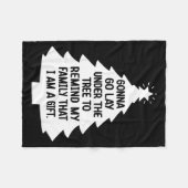 Couverture Polaire Gonna Go Lay Under The Tree To Remind My Family Th (Devant (Horizontal))