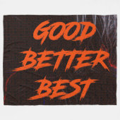 Couverture Polaire Good Better Best Never Let It Rest (Devant (Horizontal))