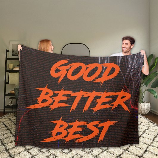 Couverture Polaire Good Better Best Never Let It Rest