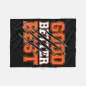 Couverture Polaire Good Better Funny Motivational  (Devant (Horizontal))