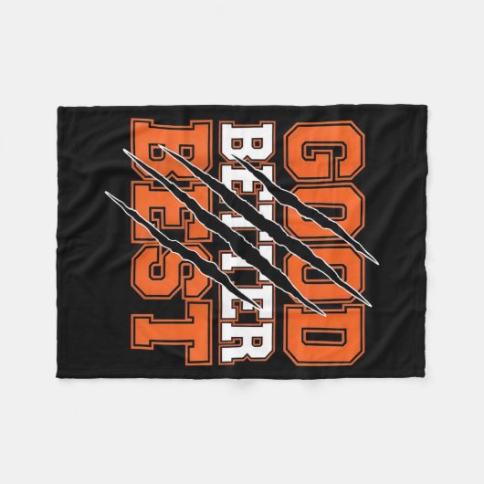 Couverture Polaire Good Better Funny Motivational  (Devant (Horizontal))