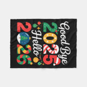 Couverture Polaire Goodbye 2025 Hello 2026 Happy New Year's Eve Chris (Devant (Horizontal))