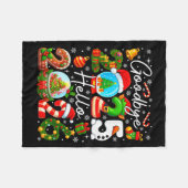 Couverture Polaire Goodbye 2025 Hello 2026 Happy New Year's Eve Chris (Devant (Horizontal))